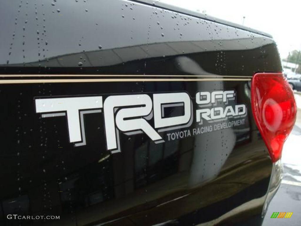 2007 Tundra SR5 TRD Double Cab - Black / Red Rock photo #19
