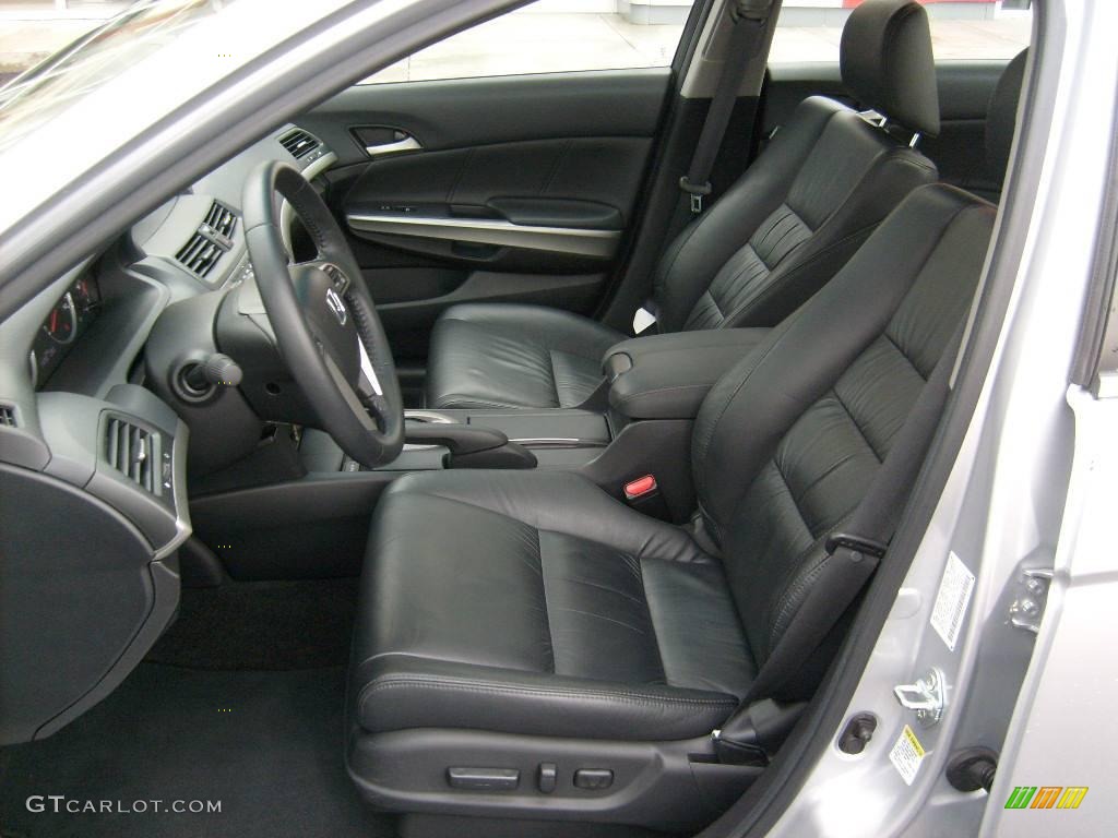 2008 Accord EX-L V6 Sedan - Alabaster Silver Metallic / Black photo #10