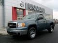2008 Stealth Gray Metallic GMC Sierra 1500 Regular Cab 4x4  photo #1