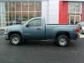 2008 Stealth Gray Metallic GMC Sierra 1500 Regular Cab 4x4  photo #2
