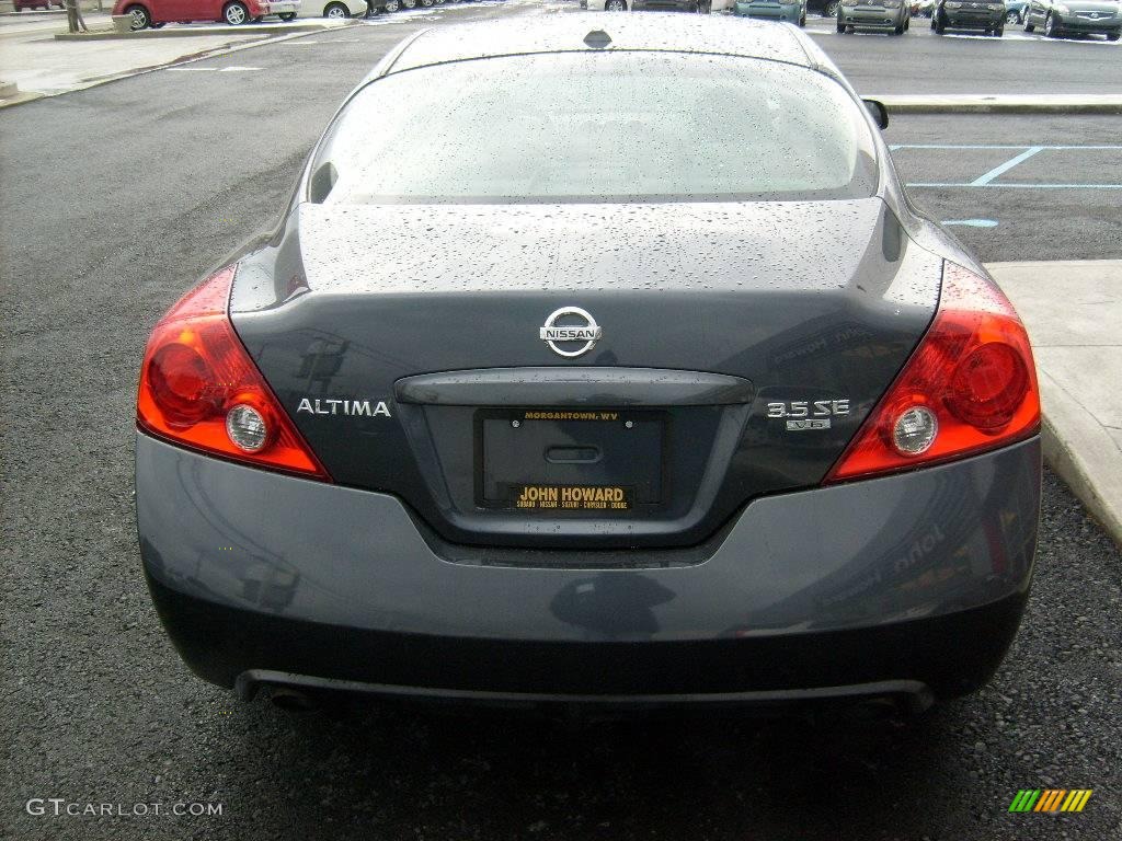 2008 Altima 3.5 SE Coupe - Dark Slate Metallic / Charcoal photo #4