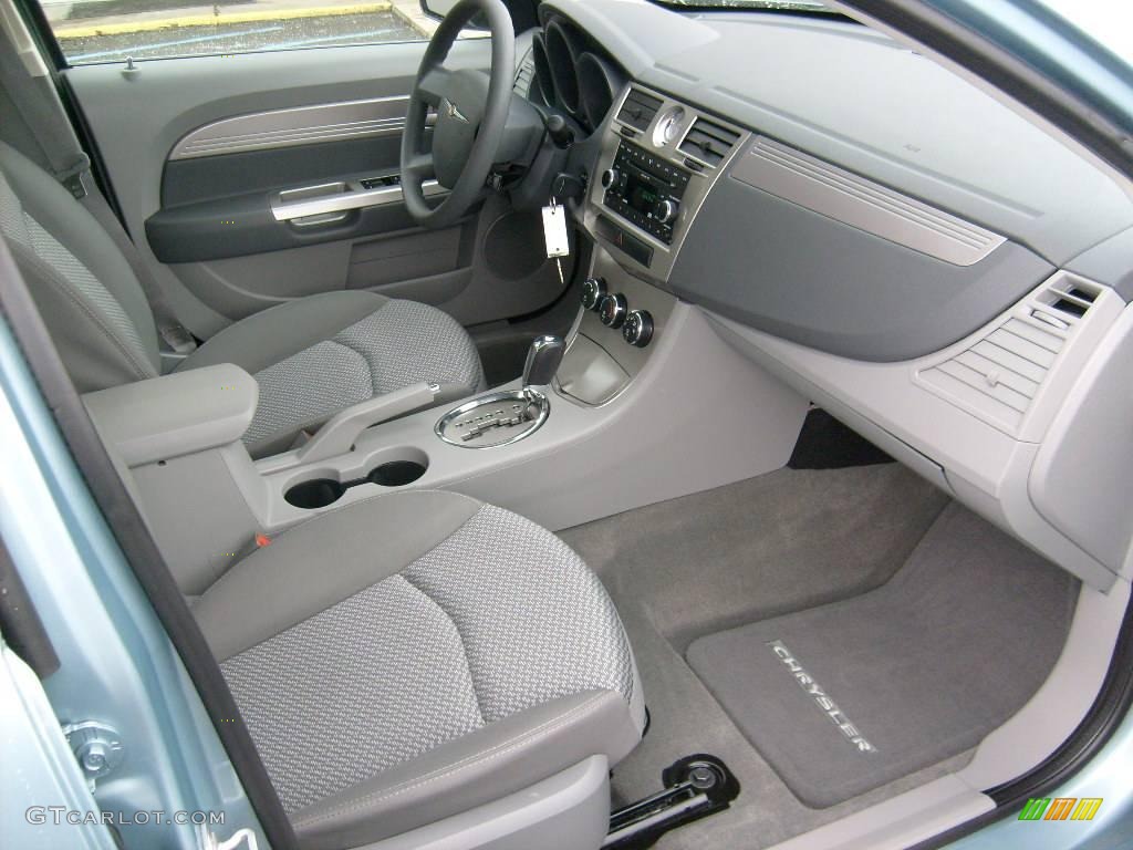 2008 Sebring LX Sedan - Clearwater Blue Pearl / Dark Slate Gray/Light Slate Gray photo #17