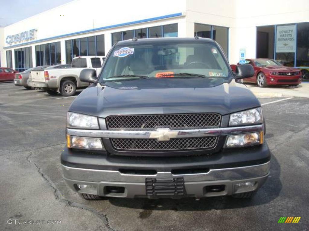 2004 Silverado 1500 Z71 Crew Cab 4x4 - Dark Gray Metallic / Medium Gray photo #8