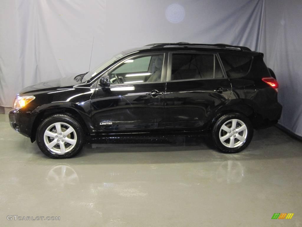2008 RAV4 Limited 4WD - Black / Taupe photo #2