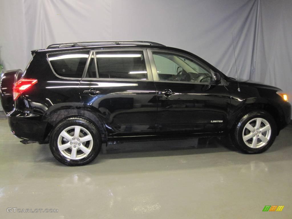 2008 RAV4 Limited 4WD - Black / Taupe photo #4