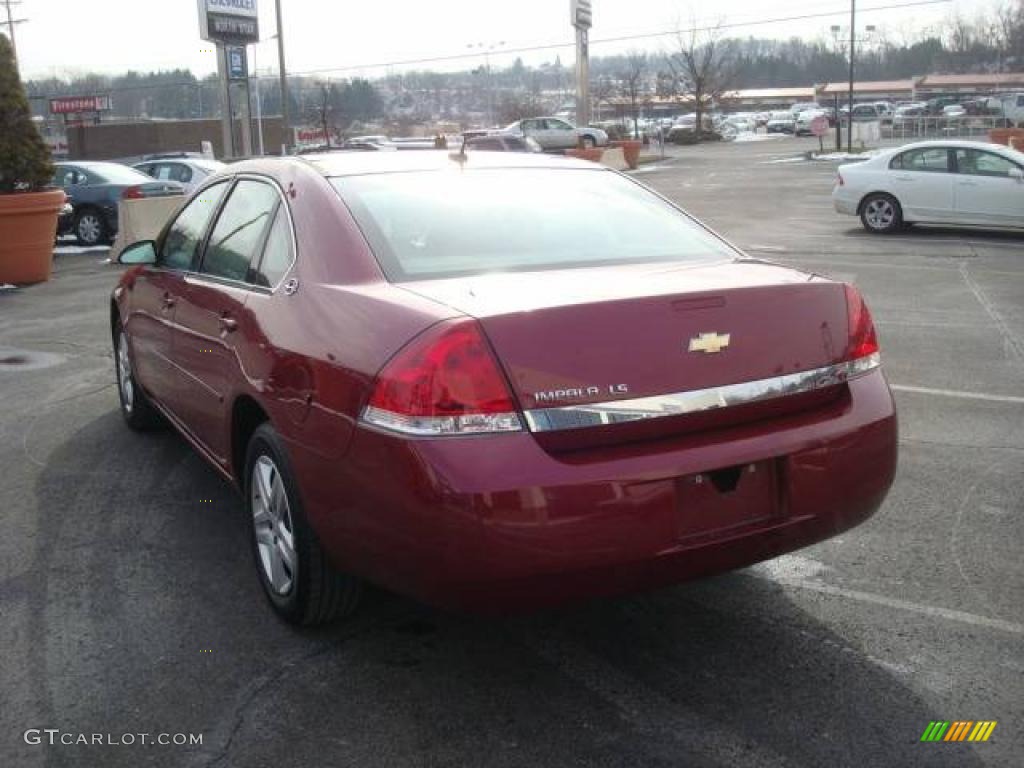 2006 Impala LS - Sport Red Metallic / Gray photo #5