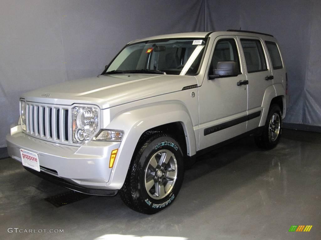 2008 Liberty Sport 4x4 - Bright Silver Metallic / Pastel Slate Gray photo #1