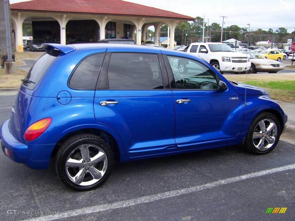 2003 PT Cruiser GT - Electric Blue Pearl / Dark Slate Gray photo #3