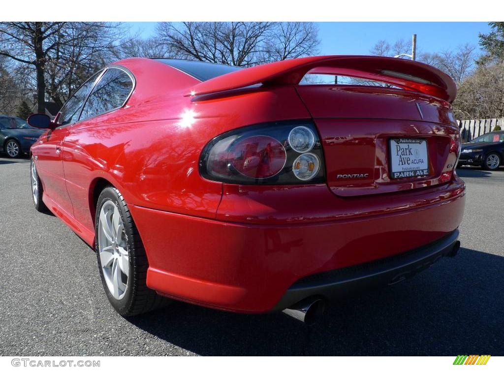 2006 GTO Coupe - Torrid Red / Black photo #9