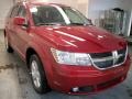 2010 Inferno Red Crystal Pearl Coat Dodge Journey SXT  photo #6