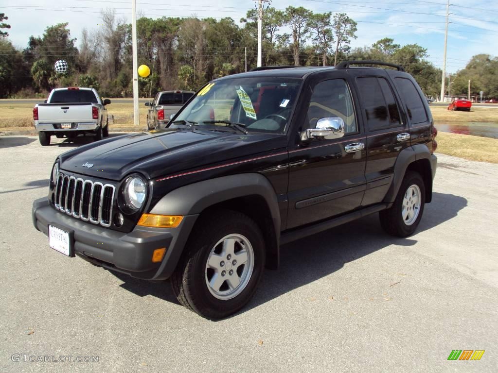 2006 Liberty Sport - Black / Medium Slate Gray photo #1