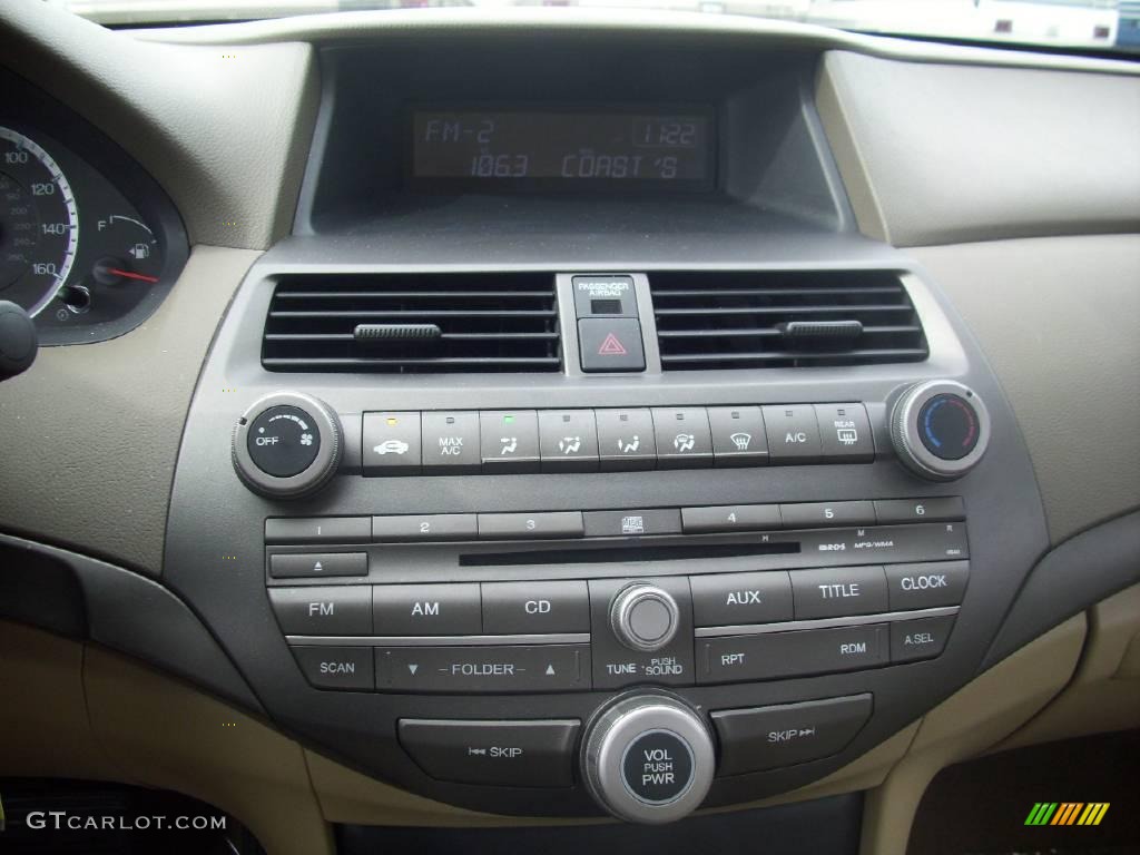 2009 Accord LX Sedan - Bold Beige Metallic / Ivory photo #6