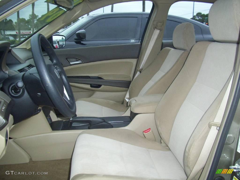 2009 Accord LX Sedan - Bold Beige Metallic / Ivory photo #7