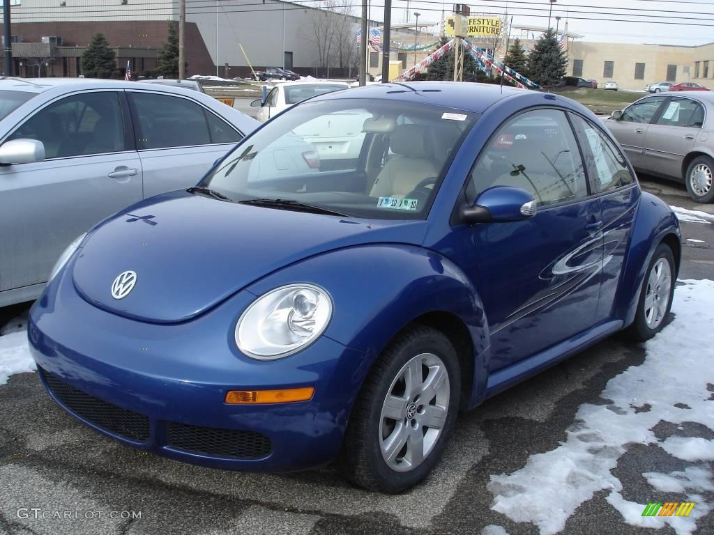 2007 New Beetle 2.5 Coupe - Shadow Blue / Cream photo #1
