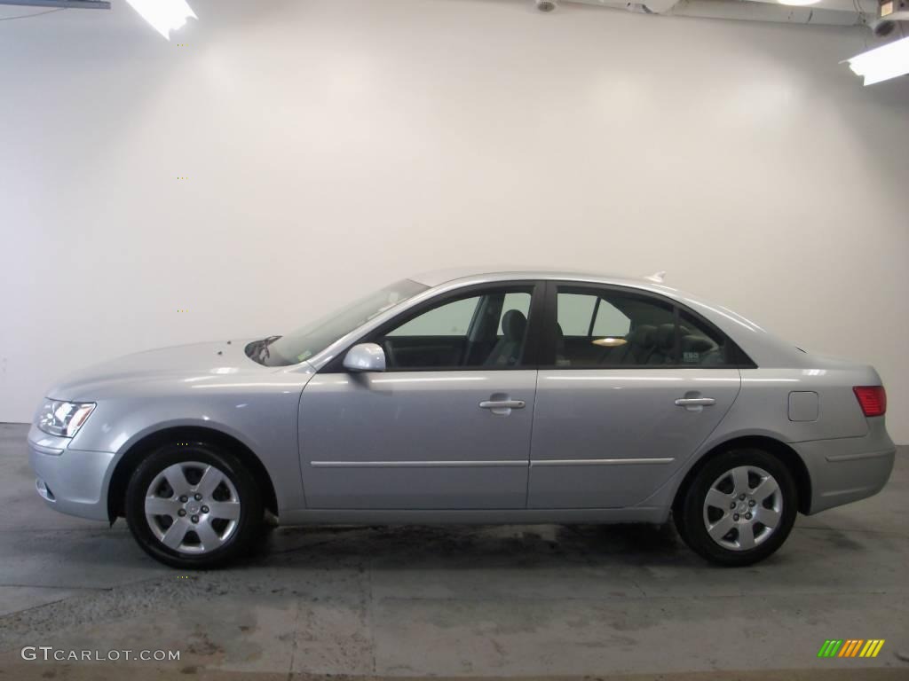 2010 Sonata GLS - Radiant Silver / Gray photo #6