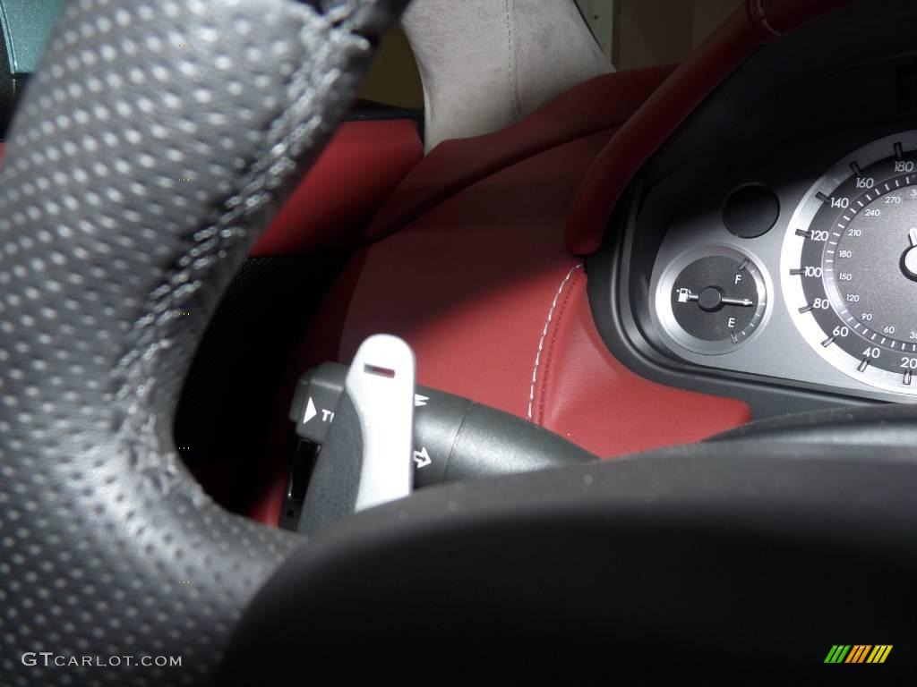 2008 V8 Vantage Roadster - Titanium Silver / Chancellor Red photo #36
