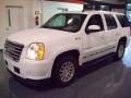 2009 Summit White GMC Yukon Hybrid  photo #2