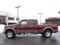 Dark Toreador Red Metallic 2007 Ford F250 Super Duty King Ranch Crew Cab 4x4