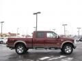 2007 Dark Toreador Red Metallic Ford F250 Super Duty King Ranch Crew Cab 4x4  photo #5