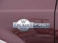 2007 Dark Toreador Red Metallic Ford F250 Super Duty King Ranch Crew Cab 4x4  photo #10