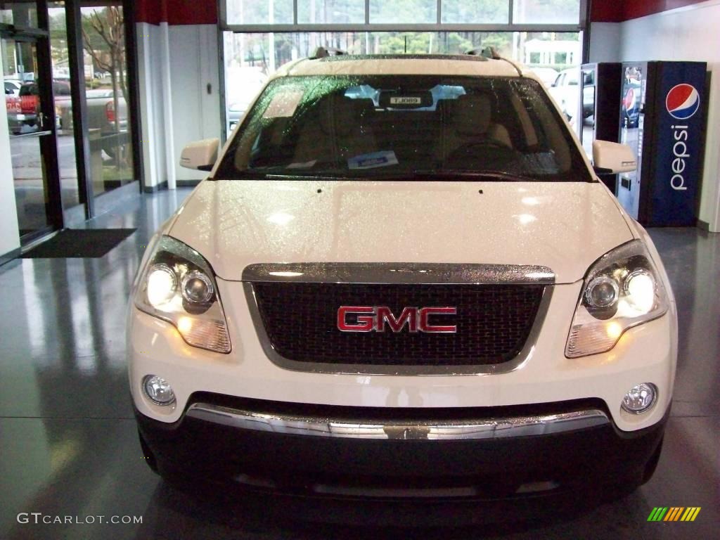 2010 Acadia SLT - Summit White / Cashmere photo #2