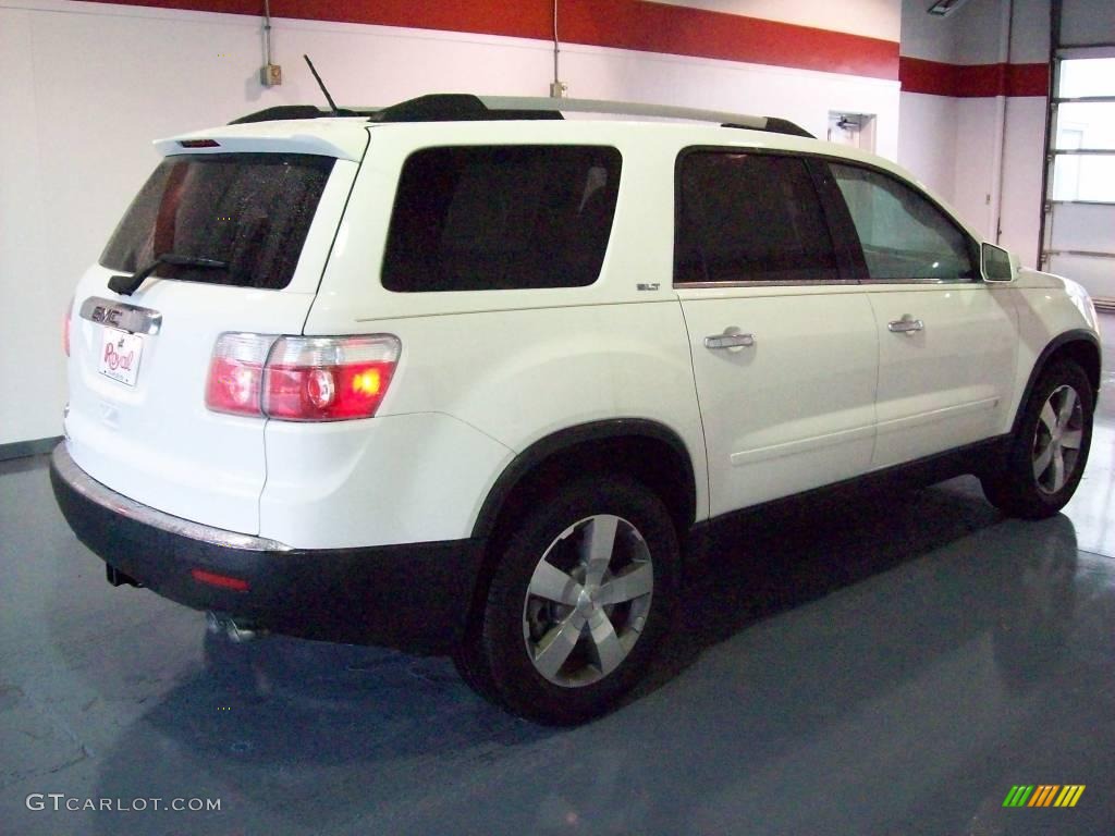 2010 Acadia SLT - Summit White / Cashmere photo #5