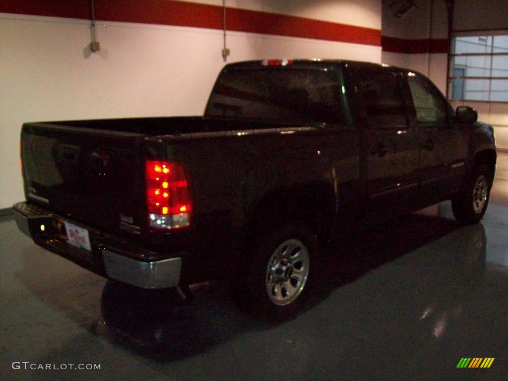 2010 Sierra 1500 Crew Cab - Carbon Black Metallic / Dark Titanium photo #4