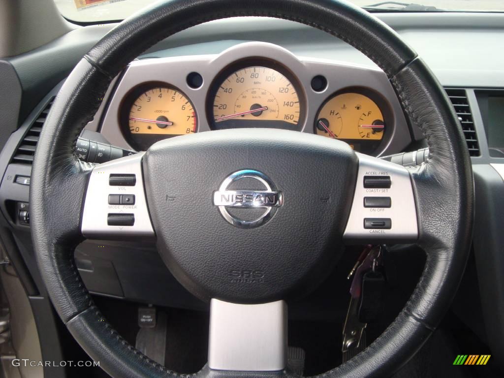 2004 Murano SL AWD - Polished Pewter Metallic / Charcoal photo #35