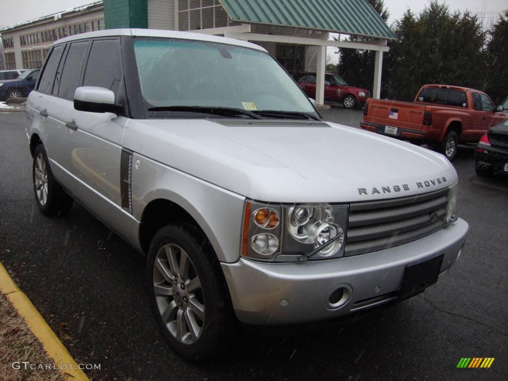 2005 Range Rover HSE - Zambezi Silver Metallic / Navy/Parchment photo #6