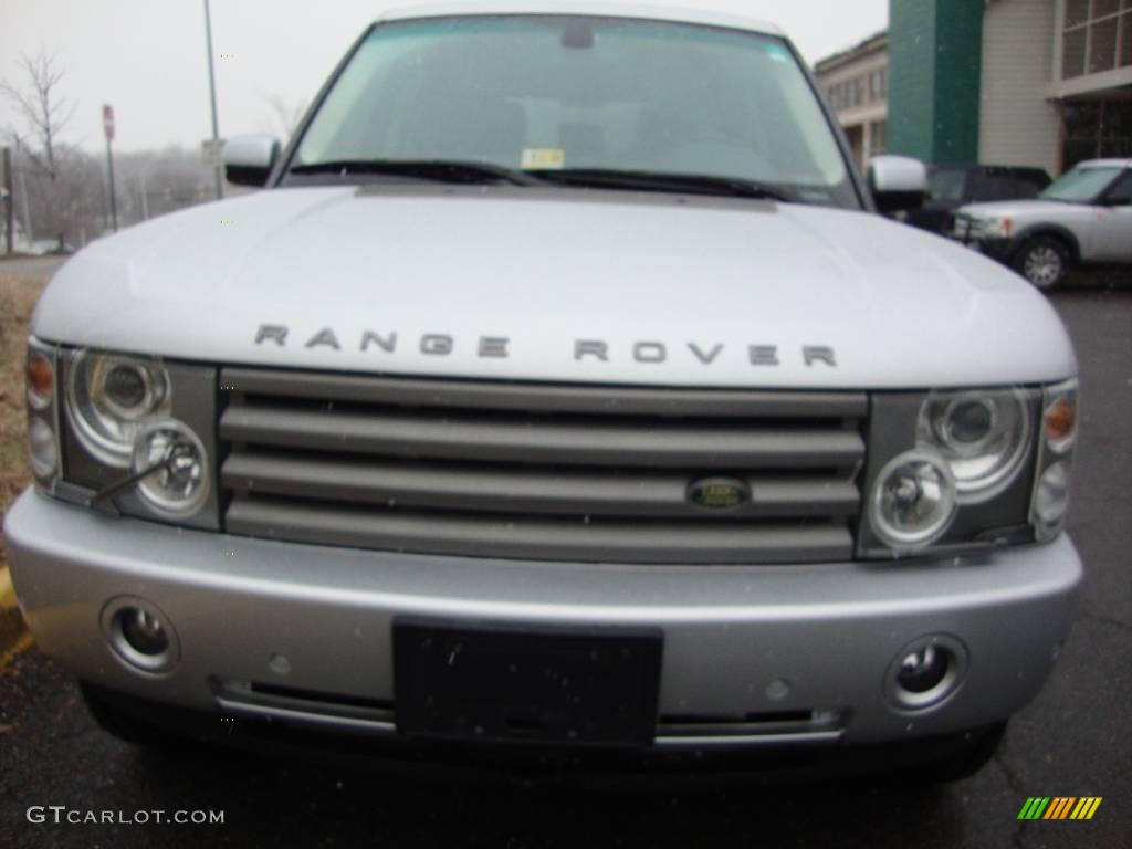 2005 Range Rover HSE - Zambezi Silver Metallic / Navy/Parchment photo #8