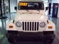 2002 Stone White Jeep Wrangler Sahara 4x4  photo #2