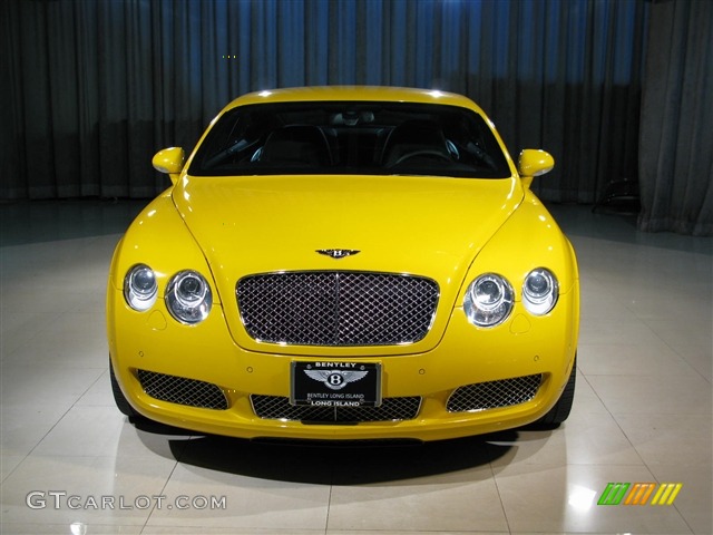 2007 Continental GT Mulliner - Monaco Yellow / Beluga photo #4