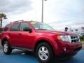2009 Redfire Pearl Ford Escape XLT  photo #7