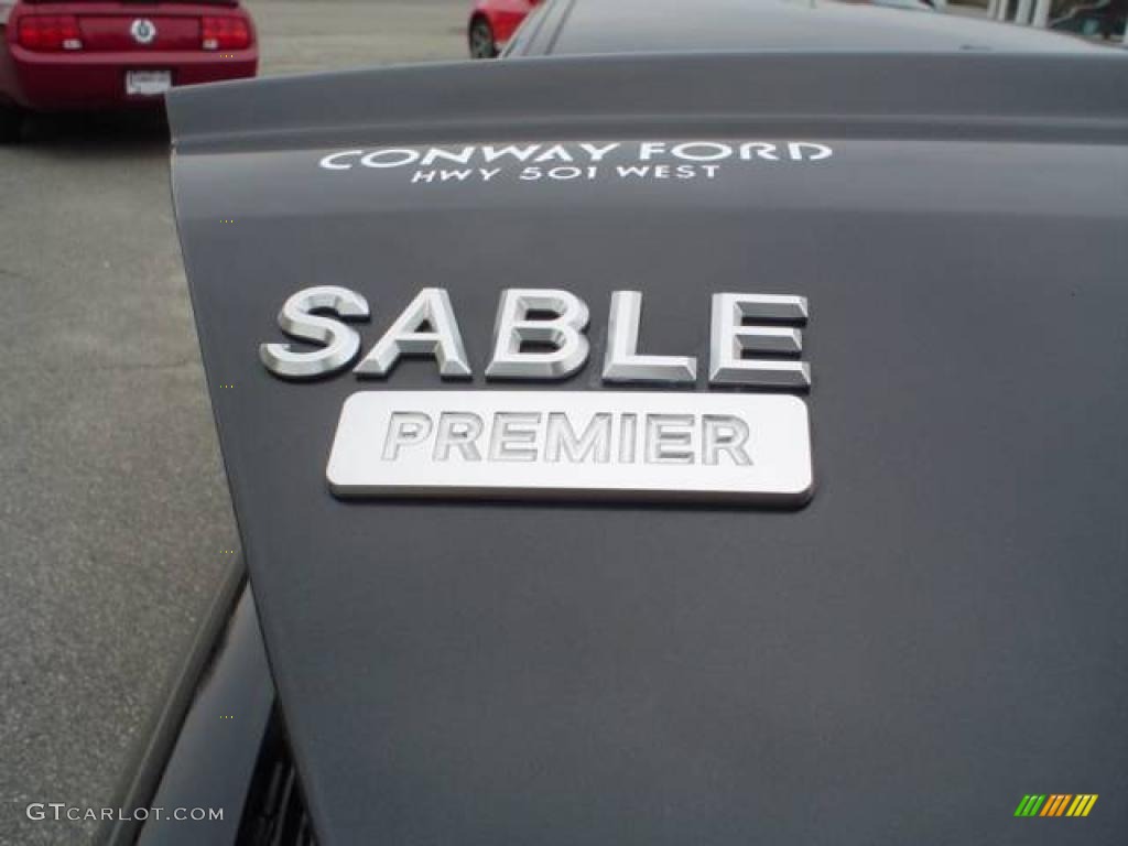 2009 Sable Premier Sedan - Tuxedo Black Metallic / Medium Dark Flint/Light Stone photo #14