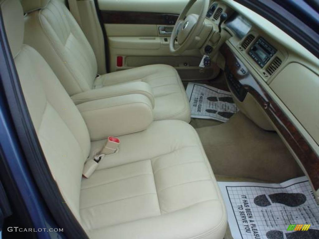 2009 Grand Marquis LS - Norsea Blue Metallic / Light Camel photo #17