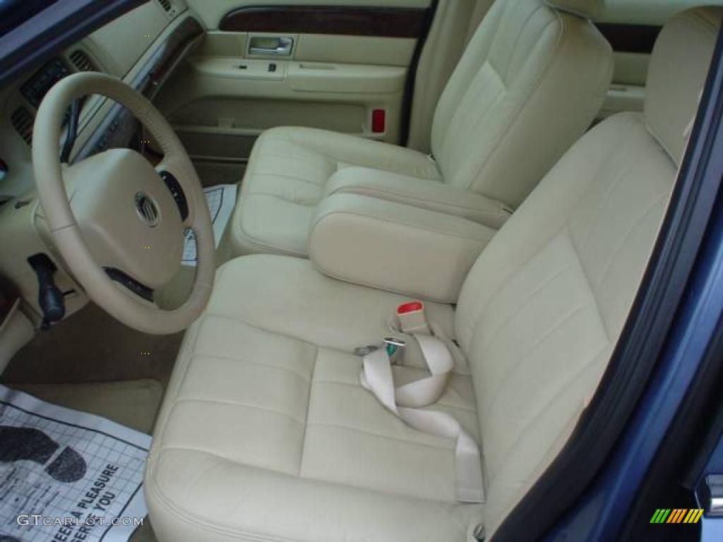 2009 Grand Marquis LS - Norsea Blue Metallic / Light Camel photo #20