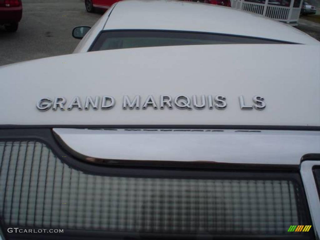 2009 Grand Marquis LS - Vibrant White / Medium Light Stone photo #14