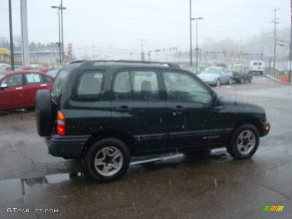 2003 Tracker 4WD Hard Top - Dark Green Metallic / Medium Gray photo #5