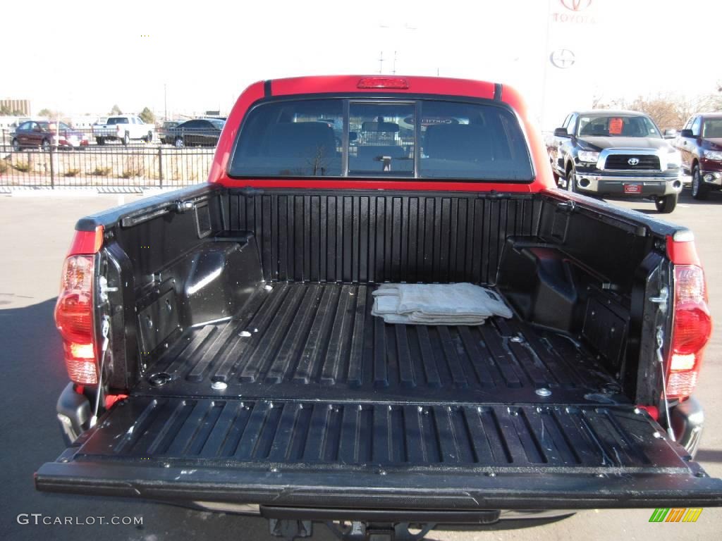 2008 Tacoma V6 Double Cab 4x4 - Radiant Red / Graphite Gray photo #21