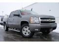 2007 Graystone Metallic Chevrolet Silverado 1500 LTZ Crew Cab 4x4  photo #1