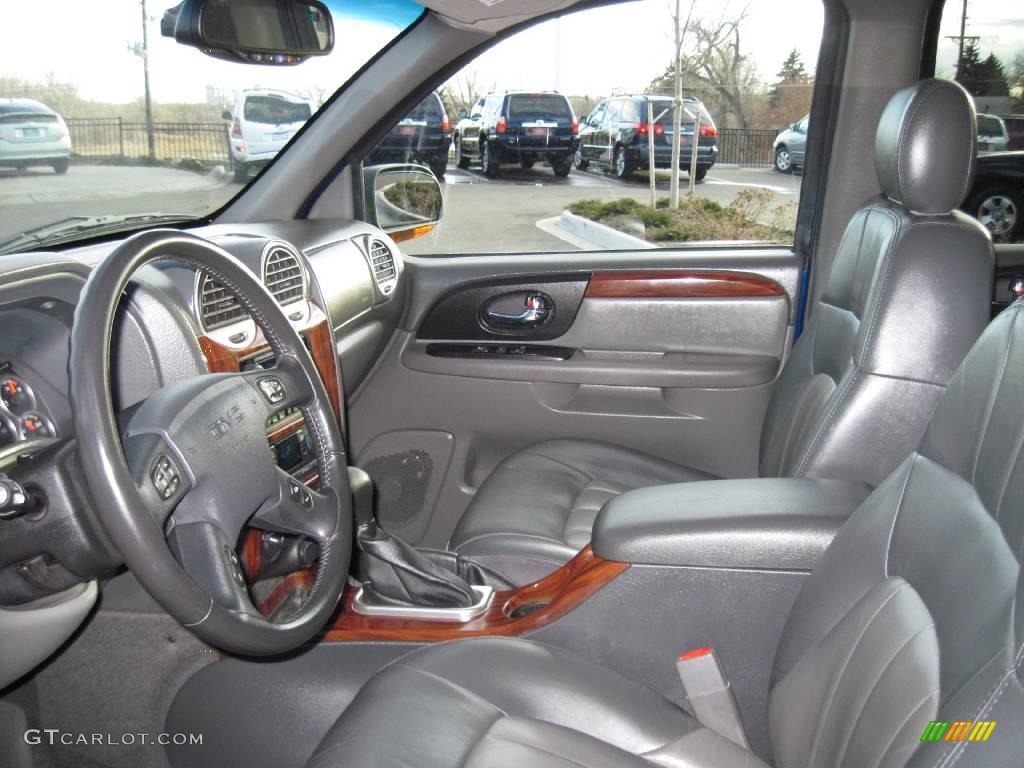 2002 Envoy SLT 4x4 - Indigo Blue Metallic / Medium Pewter photo #9