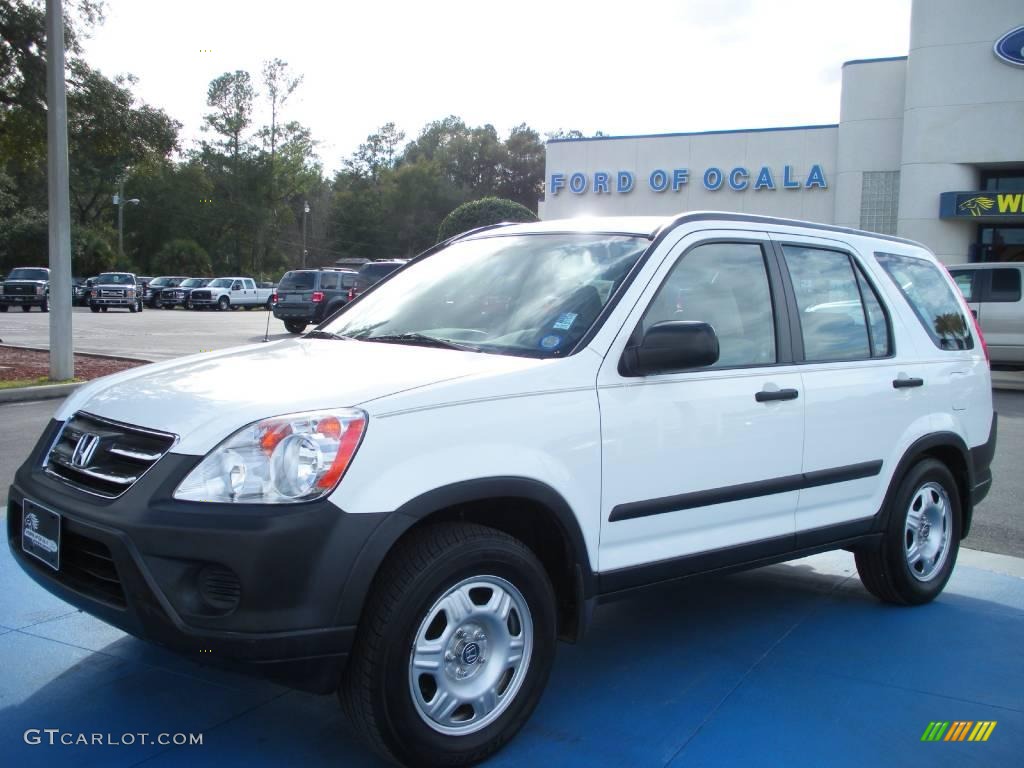 2006 CR-V LX - Taffeta White / Ivory photo #1