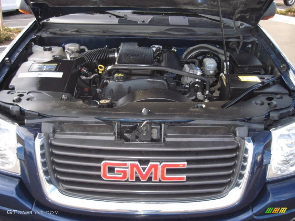 2002 Envoy SLT 4x4 - Indigo Blue Metallic / Medium Pewter photo #35