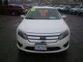 2010 White Platinum Tri-coat Metallic Ford Fusion SEL  photo #10