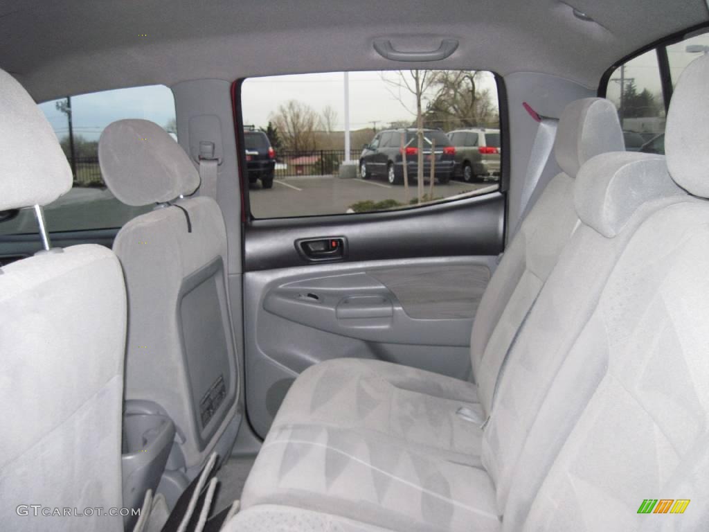 2007 Tacoma V6 SR5 Double Cab 4x4 - Impulse Red Pearl / Graphite Gray photo #10