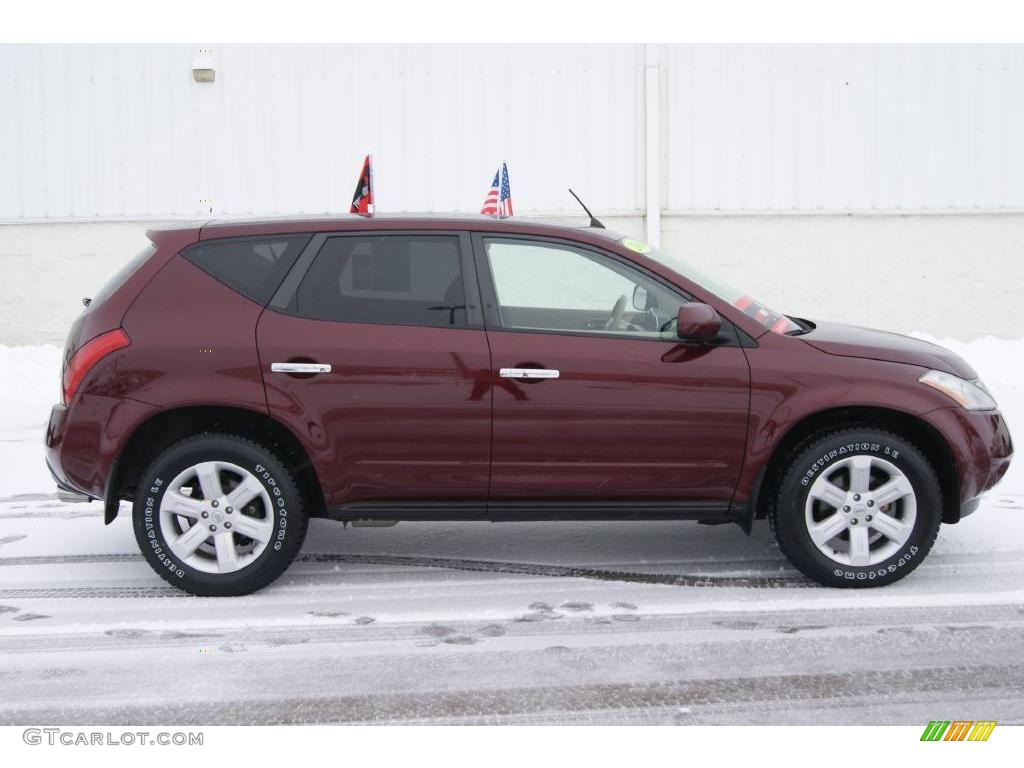 2006 Murano S AWD - Merlot Pearl / Cafe Latte photo #5