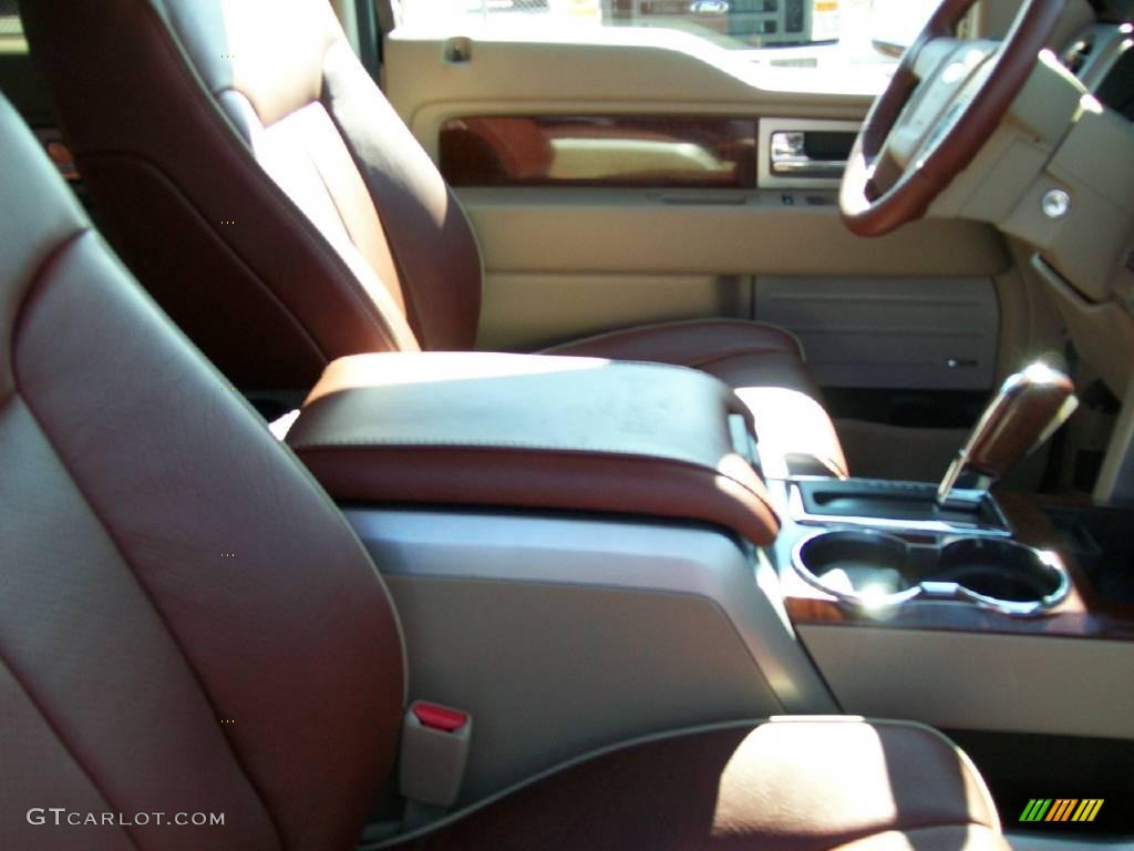 2010 F150 Lariat SuperCrew 4x4 - Tuxedo Black / Tan photo #8