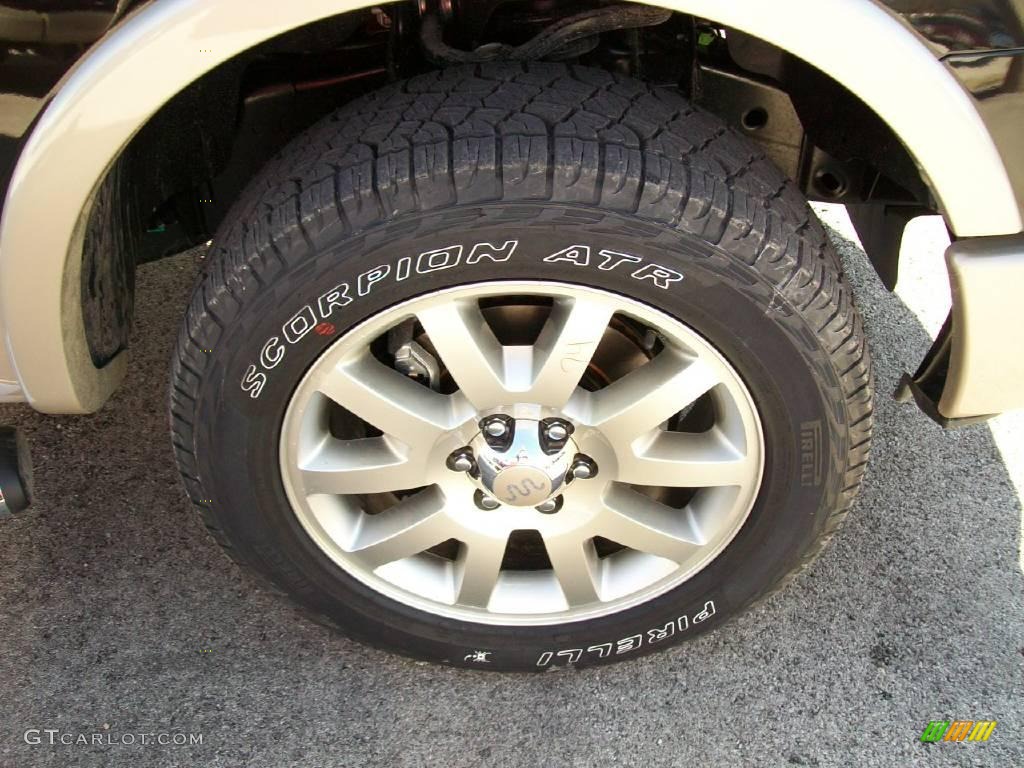 2010 F150 Lariat SuperCrew 4x4 - Tuxedo Black / Tan photo #9