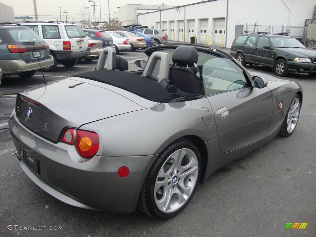 2003 Z4 3.0i Roadster - Sterling Grey Metallic / Black photo #7