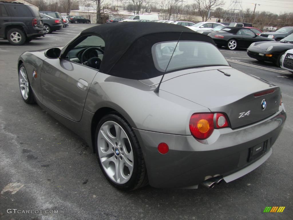 2003 Z4 3.0i Roadster - Sterling Grey Metallic / Black photo #38